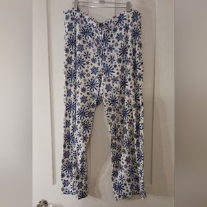Talbots snowflake lounge pants (XL)